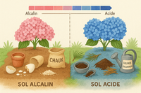 🌺 Hortensias roses ou bleus : comment ajuster le pH de votre sol pour choisir la couleur de vos fleurs