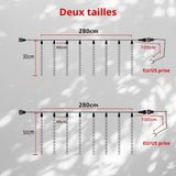 "Guirlande Pluie de Météores LED 30/50cm - MOM GARDEN"