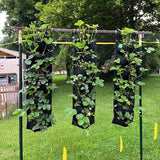 "Lot de 2 Sacs de culture à suspendre, sacs verticaux avec 7 poches - MOM GARDEN"