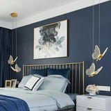 Lampe LED Suspendue en Forme de Papillon au Design Nordique