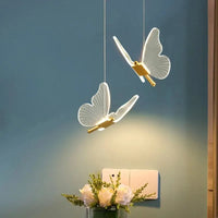 Lampe LED Suspendue en Forme de Papillon au Design Nordique
