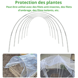 Ensemble de Cerceaux de Serre Pliants en Fibre - MOM GARDEN