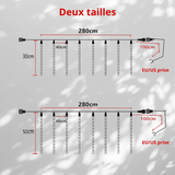 Guirlande Pluie de Météores LED 30/50cm - MOM GARDEN