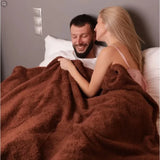 Couverture imperméable 100% , pour couple romantique, couverture en microcarence, hiver