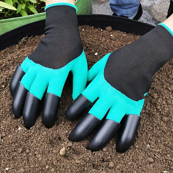 Gants de jardin avec griffes