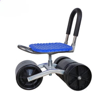 Chaise de travail de jardin, tabouret roulant pour terres agricoles, rotatif