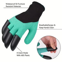 Gants de jardin avec griffes