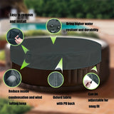 Couverture de piscine ronde 600D – Bâche solaire anti-UV et anti-déchirure